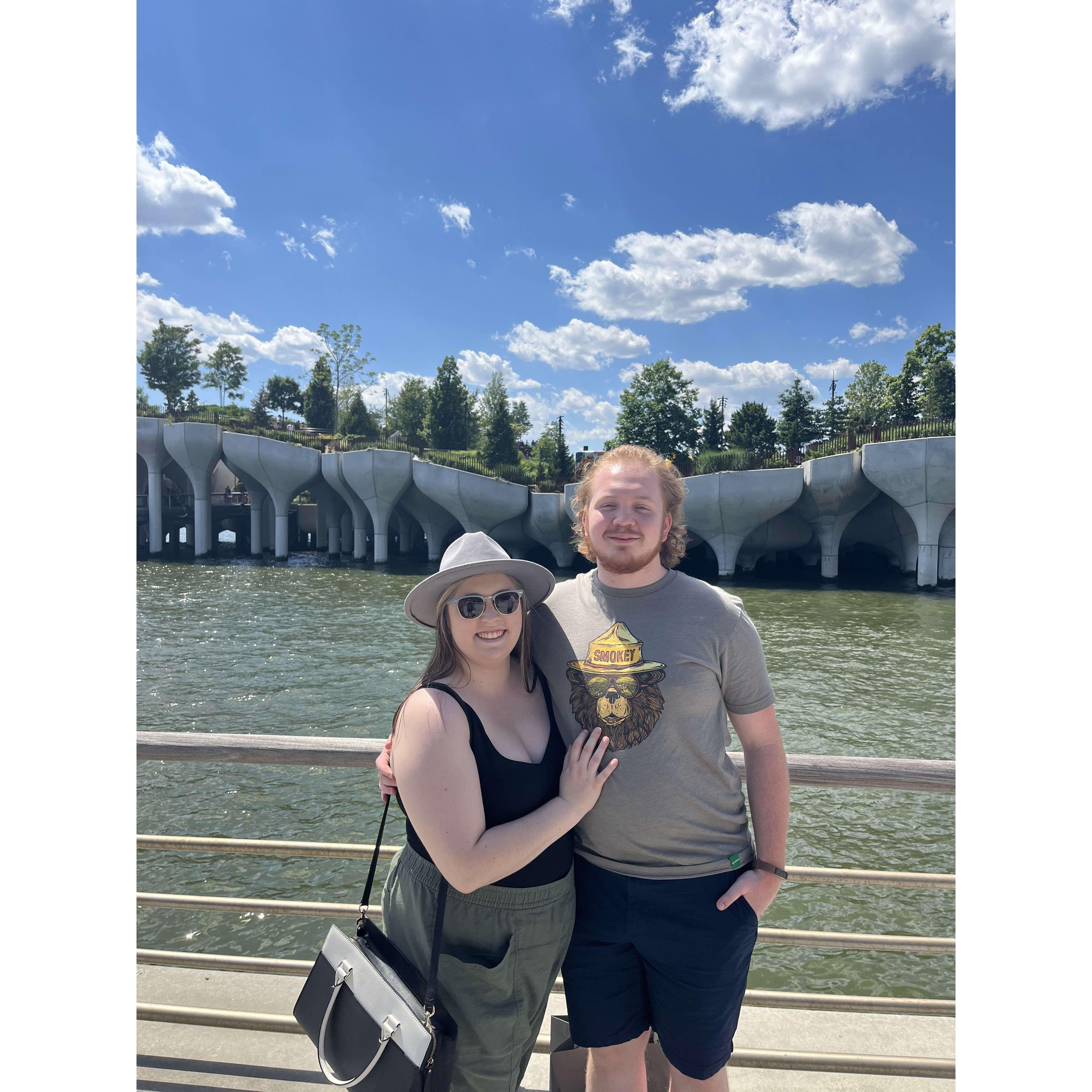 Our first vacation together, New York City, June 2022