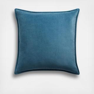 Organic Cotton Velvet Throw Pillow Cover