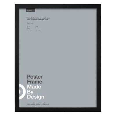 16" x 20" Poster Frame Black - Made By Design™