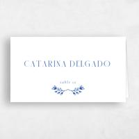 Blue Wedding Place Card - Calliope