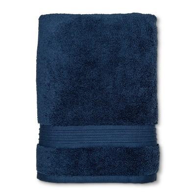 Spa Stripe Bath Towel Dark Blue - Fieldcrest®