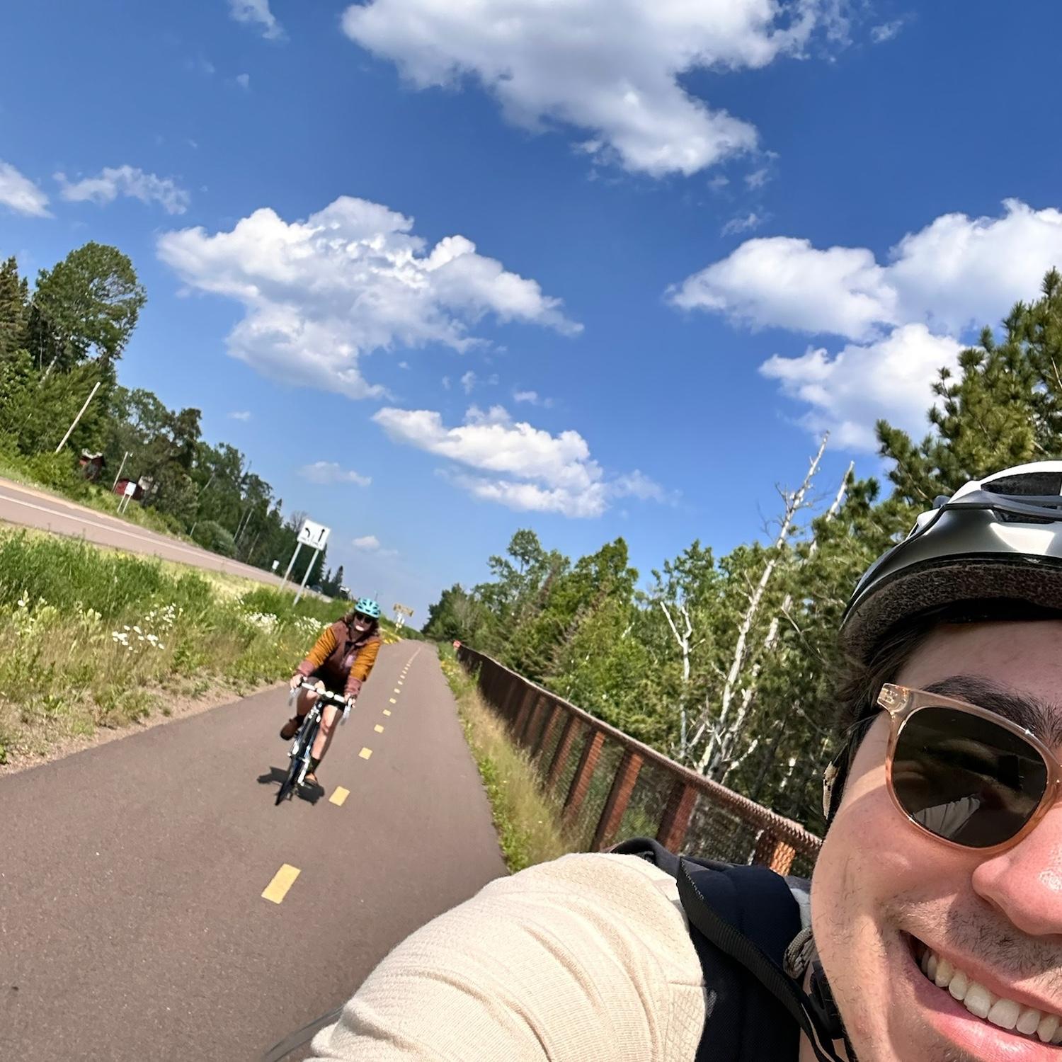 Biking Gitchi-Gami Trail