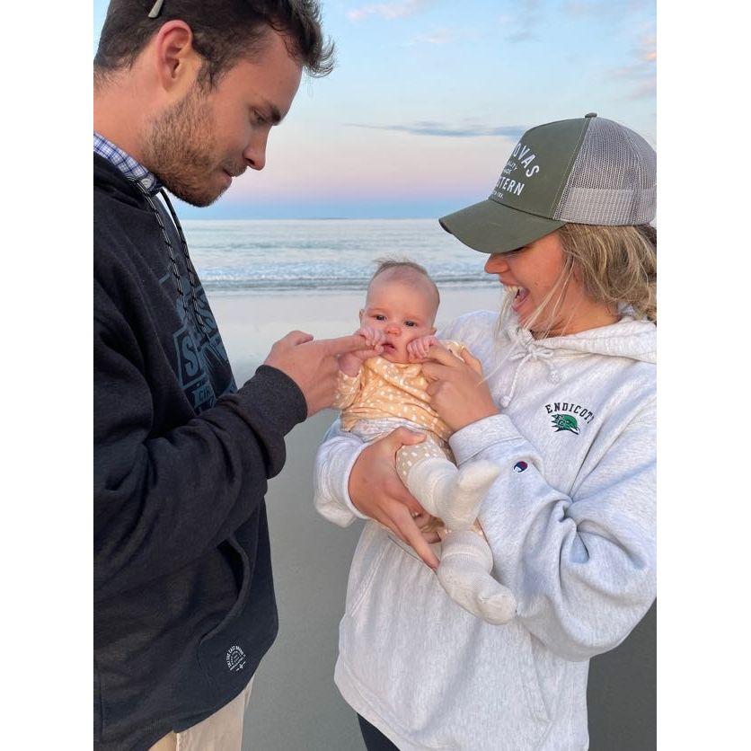 Maisie's first beach trip!