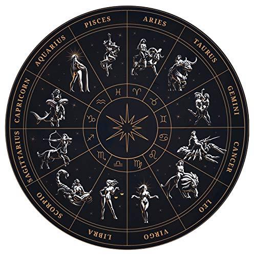 The Universal Signs Astrology Horoscope Zodiac Tapestry Decor Wall Hanging (Zodiac Wheel) Blanket Bedspread Beach Towels Picnic Mat Home Decor