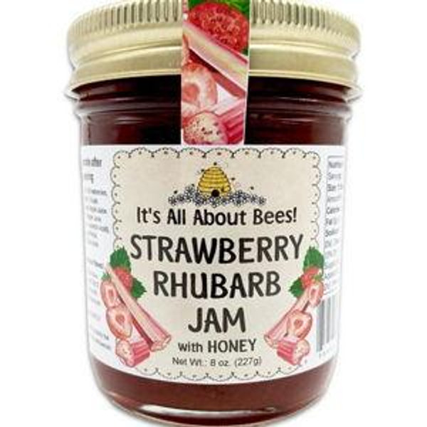 Jam - Strawberry Rhubarb With Honey