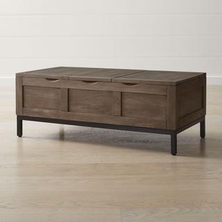 Tucker Grey Rectangular Trunk