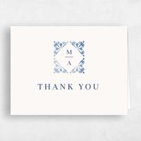 Blue Wedding Thank You - Elio Landscape