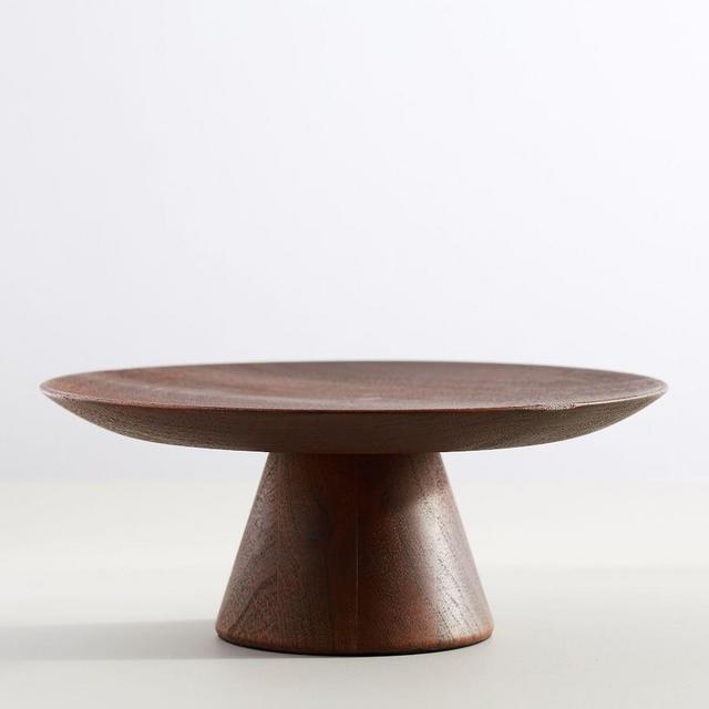 Chateau Wood Cake Stand - Dark Brown