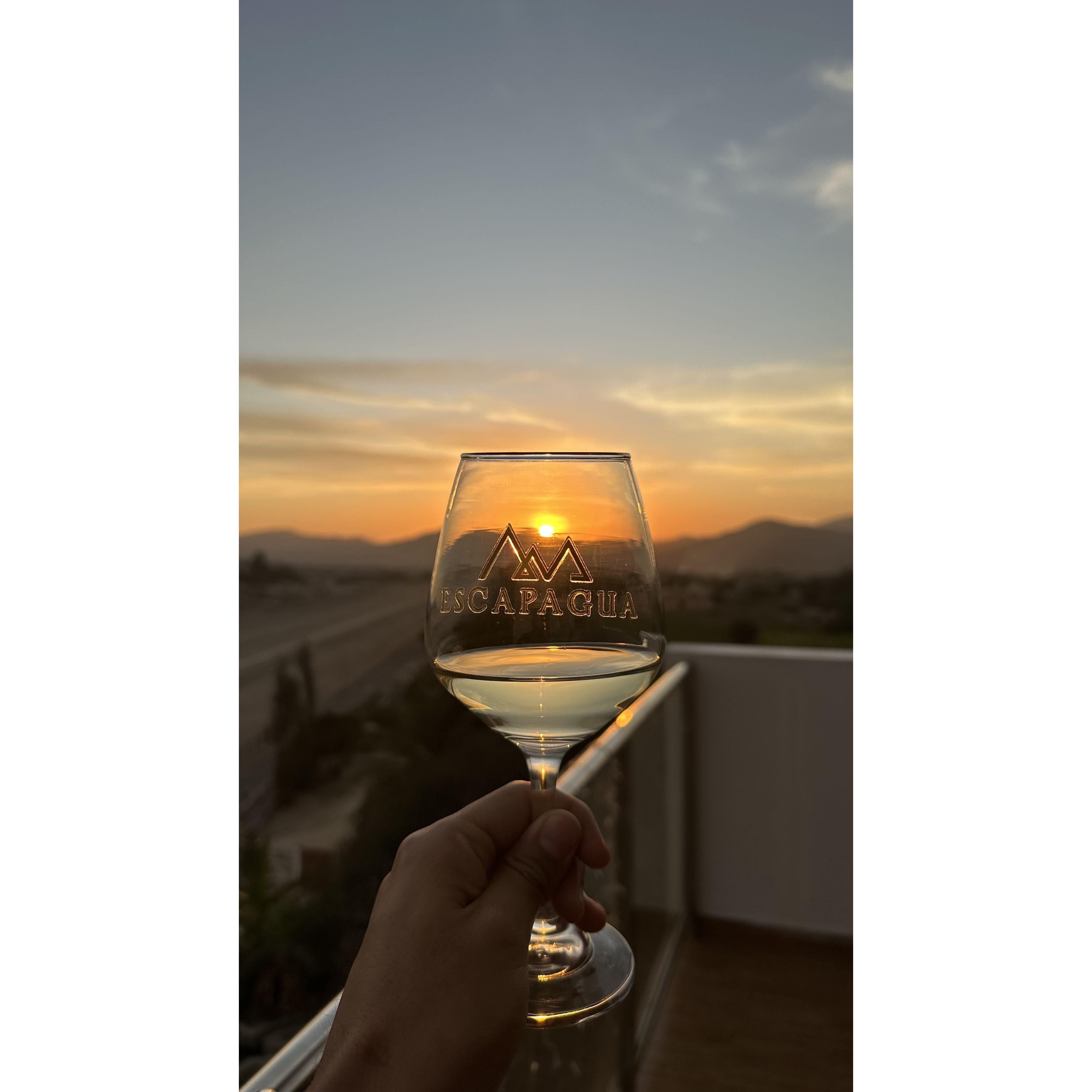 We recommend to try to local wine as well!