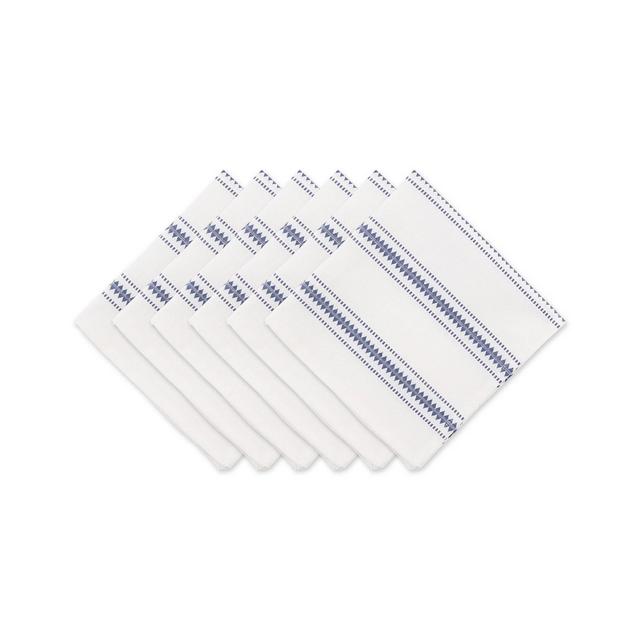 Design Import Zig Dobby Stripe Napkin, Set of 6