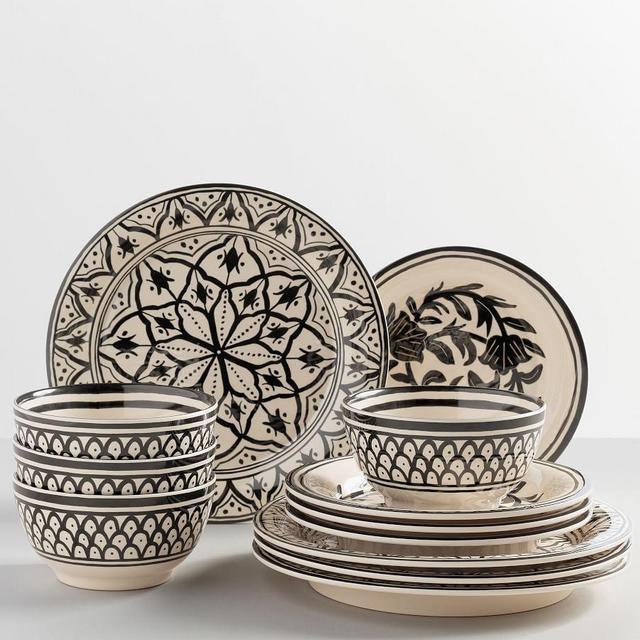 Marrakesh Melamine 12-Piece Dinnerware Set