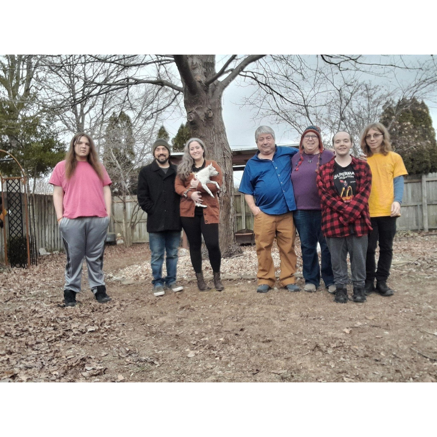 The Larkin crew!  Home warming visit Jan. 2025