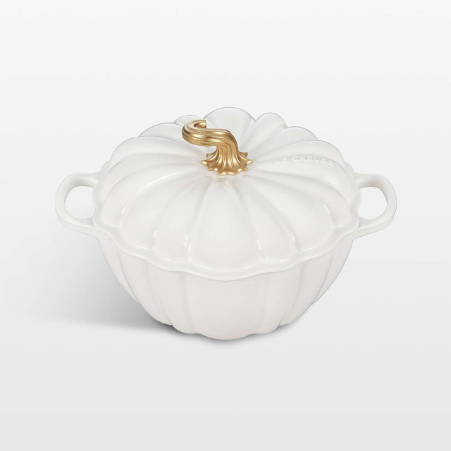 Le Creuset ® Pumpkin Cocotte White