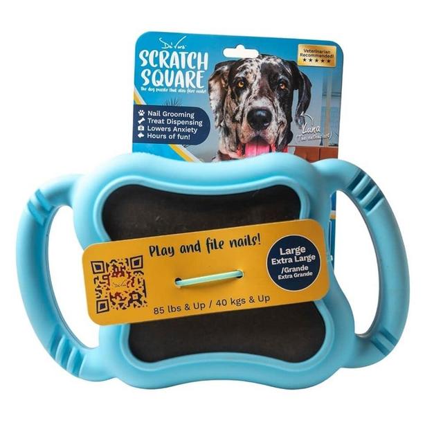 De' Vora Scratch Square Dog Nail Trimmer & File- Avoid Over Clipping- Award Winning, Safe, Easy to use, Home Grooming (Large/Extra Large)