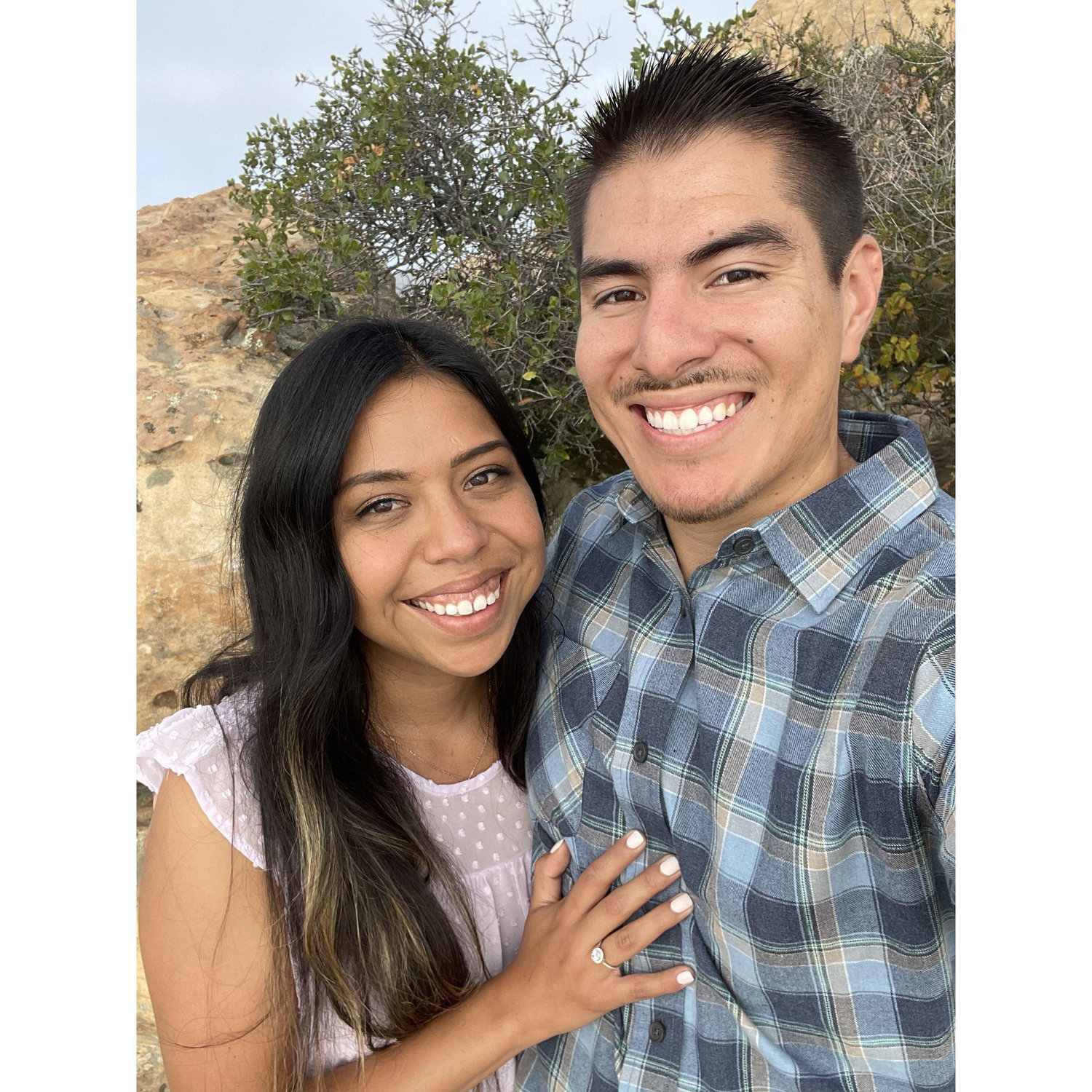 Right after we got engaged❤️