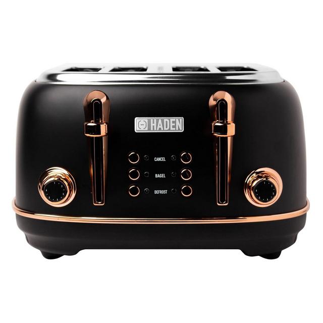 Heritage 4-Slice Toaster - Copper/Black