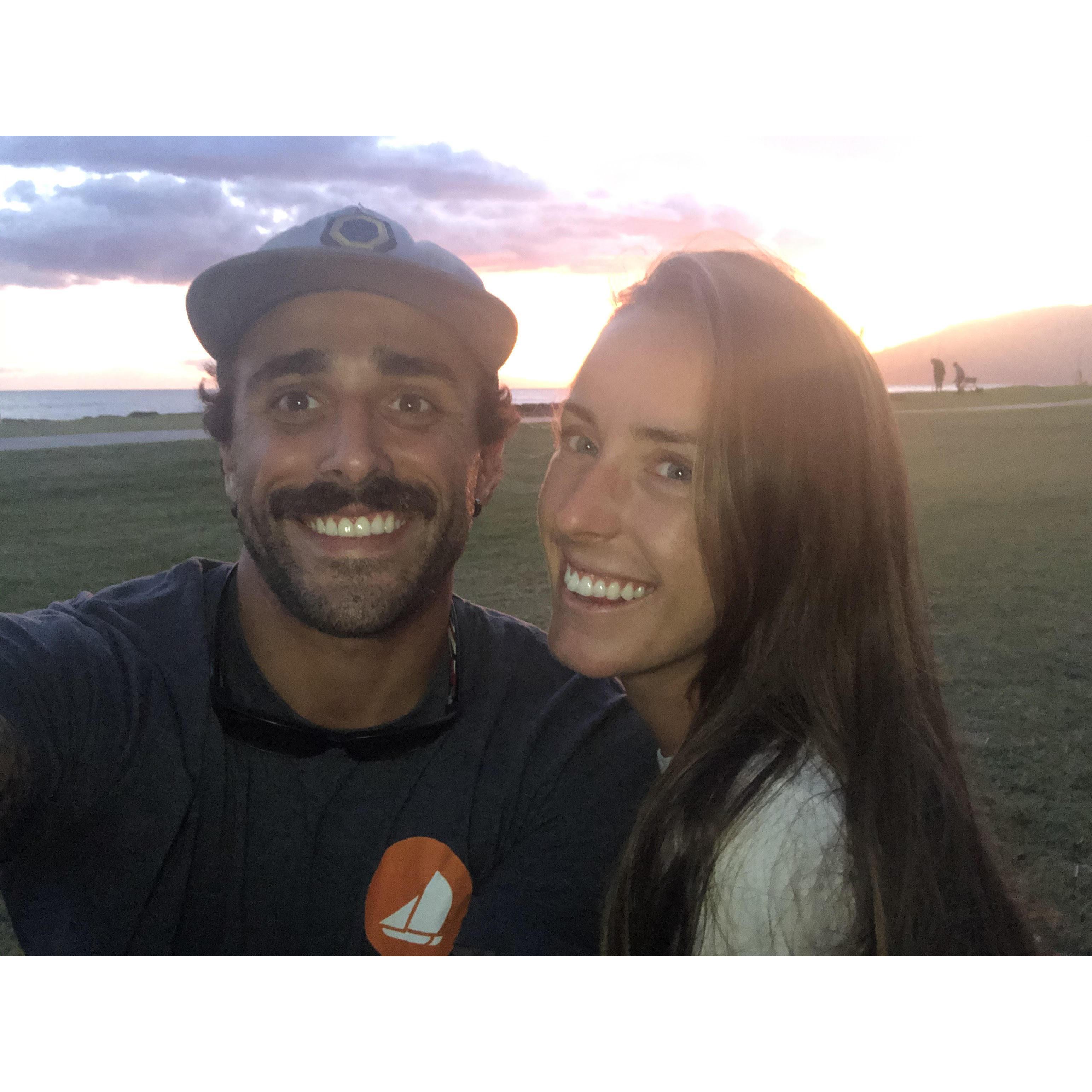 1 year engagement dinner!
