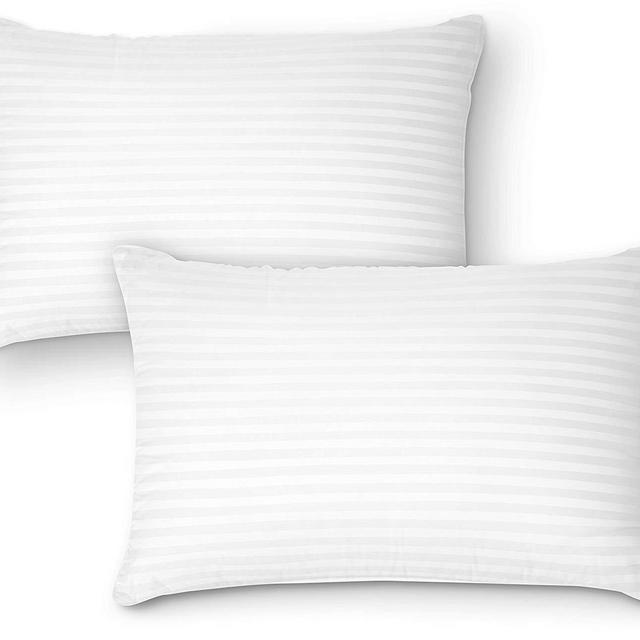 DreamNorth PREMIUM Gel Pillow Loft (Pack of 2) Luxury Plush Gel Bed Pillow For Home + Hotel Collection [Good For Side and Back Sleeper] Cotton Cover Dust Mite Resistant & Hypoallergenic - King Size