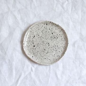 Btw Speckled Catchall Porcelain White 4x4