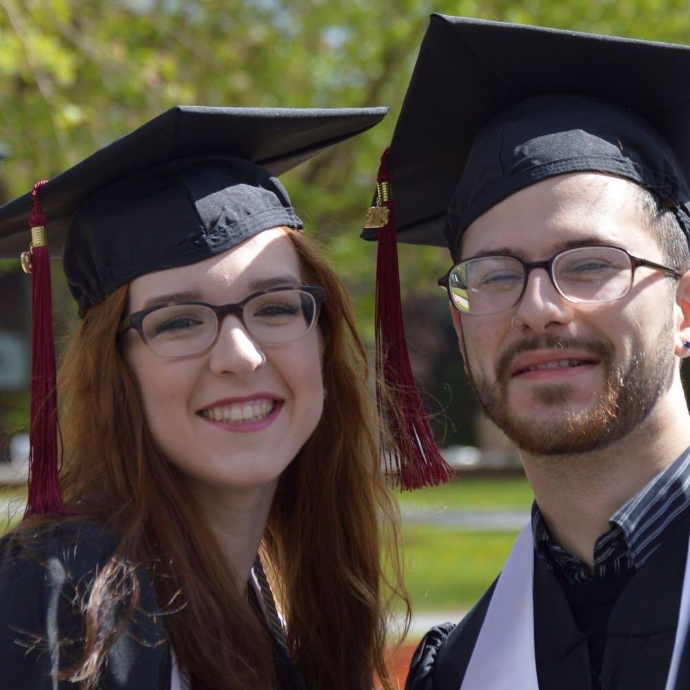 Graduating college in 2019, where we met!