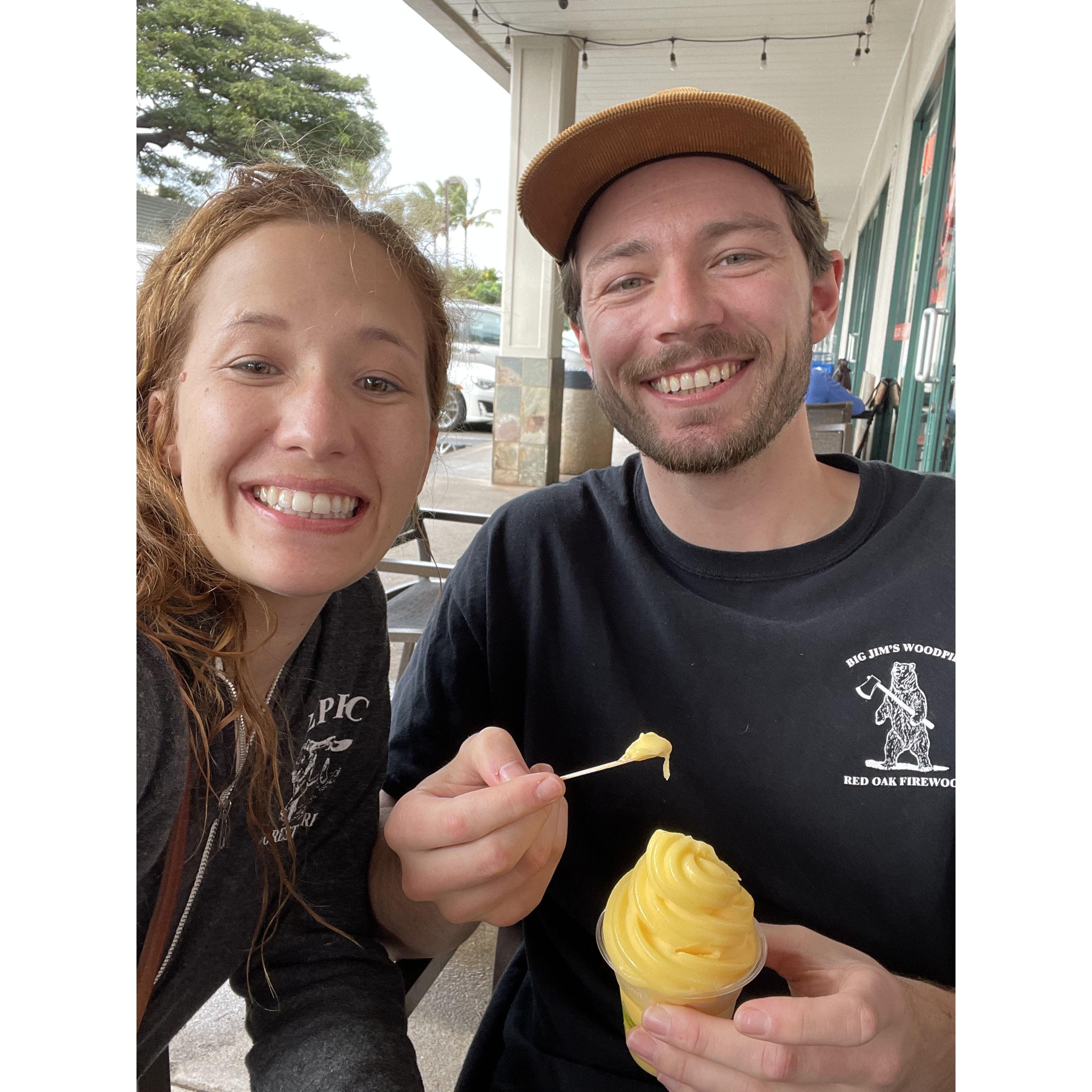 Dole whips in Hawaii!