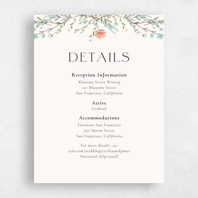 Beige Wedding Enclosure - Papillon