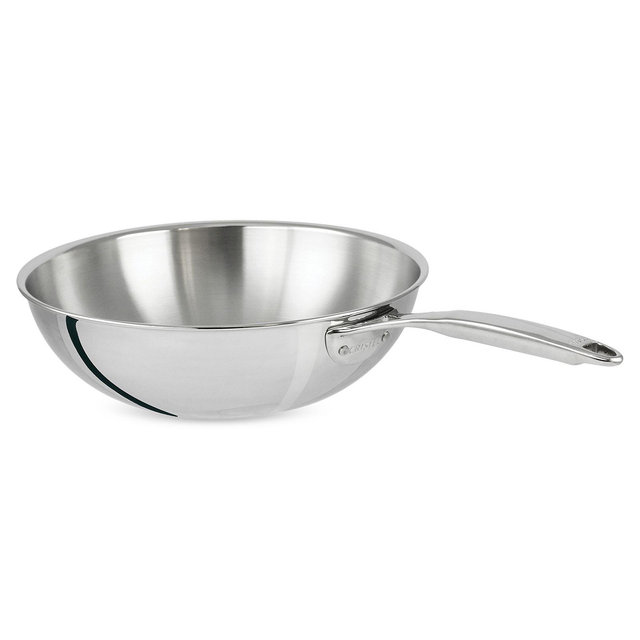 Cristel Stainless Steel 11" Wok