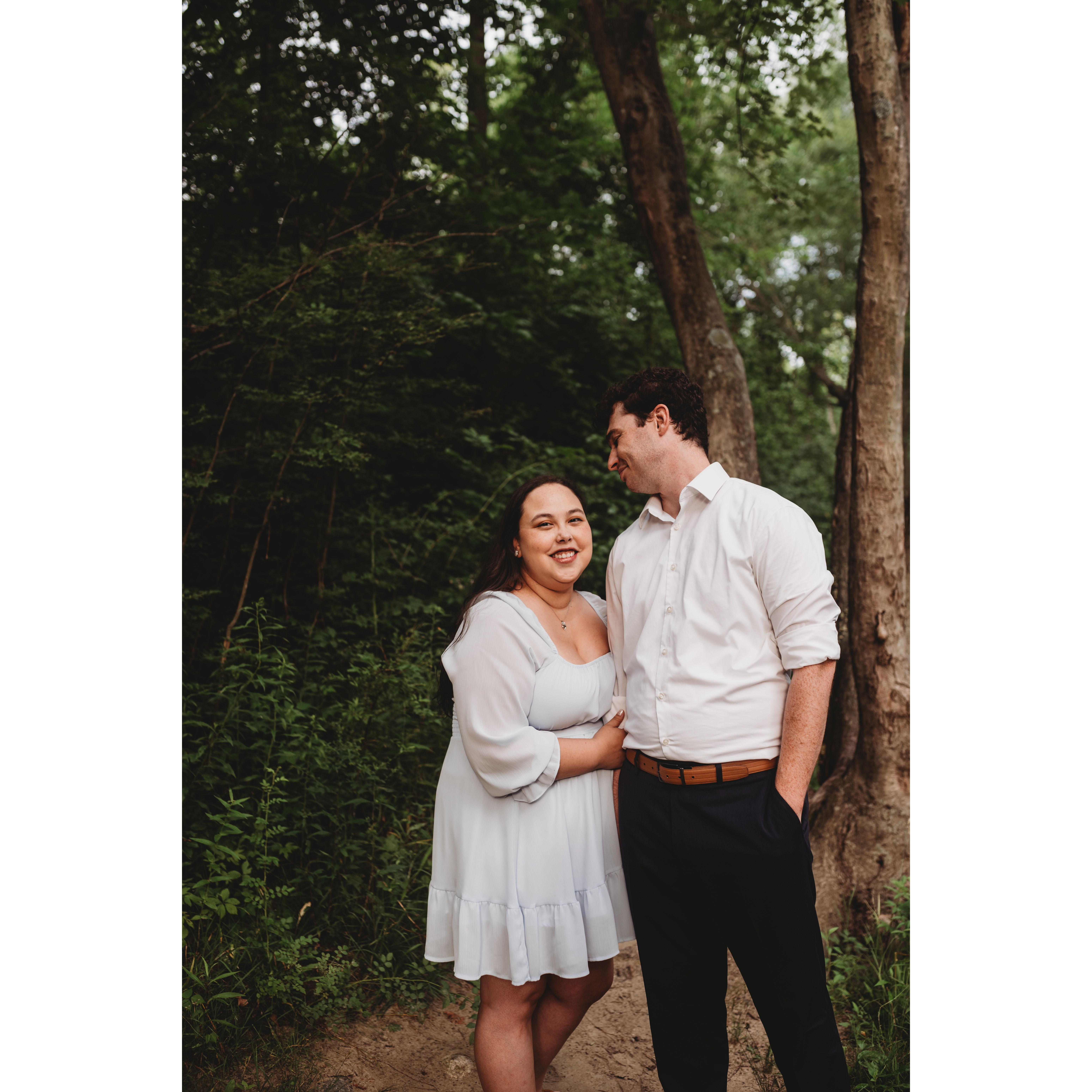 Engagement Photos at Yates Cider Mill July 2022