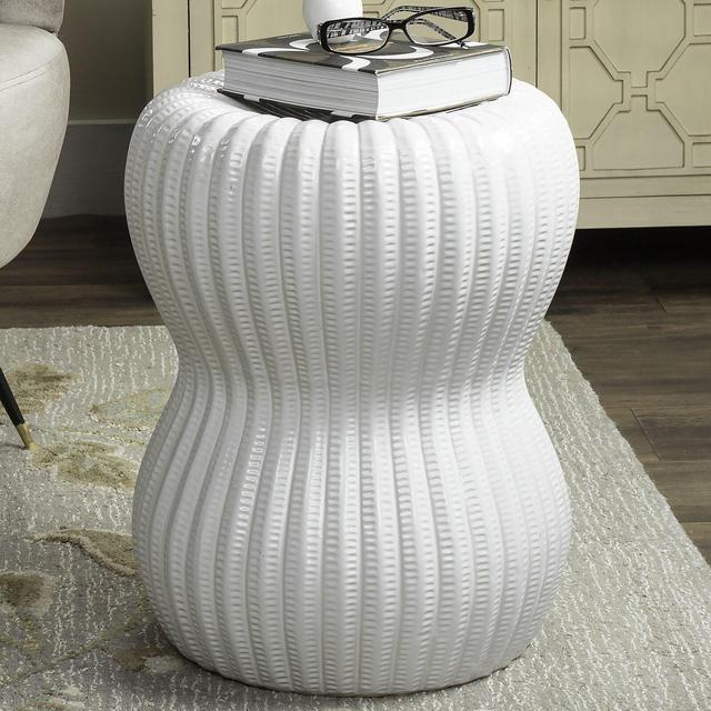 19.75'' Tall Ceramic Garden Stool