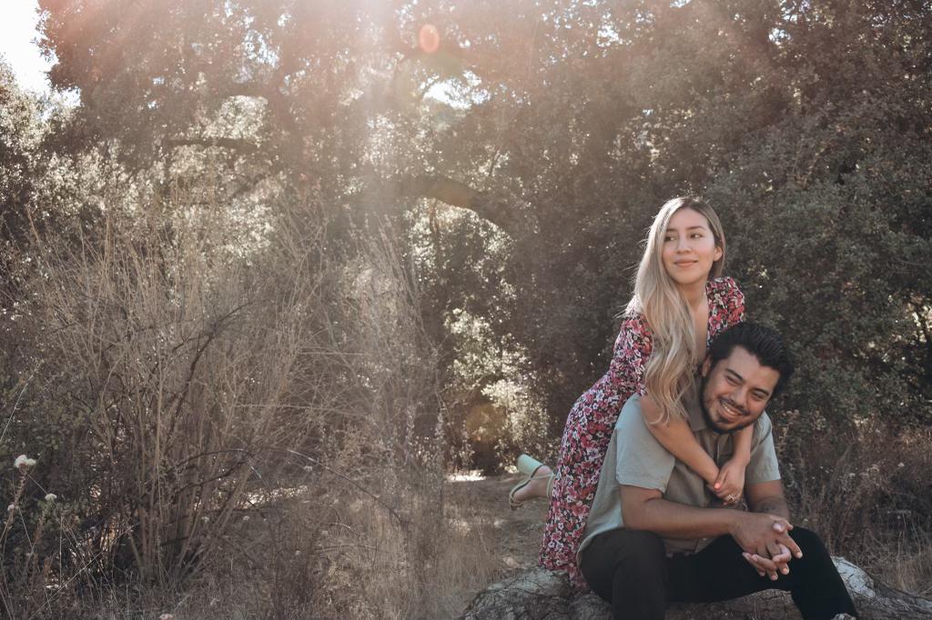 A picture from our engagement photo shoot.