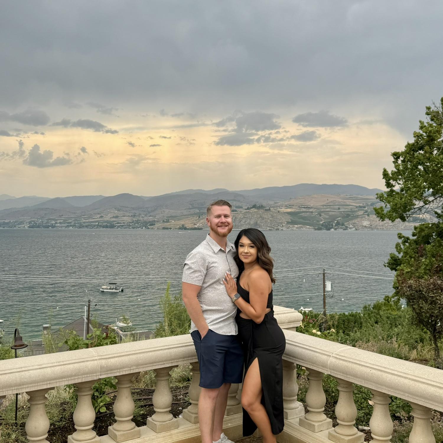 The day before Joel proposed! 🥹💕