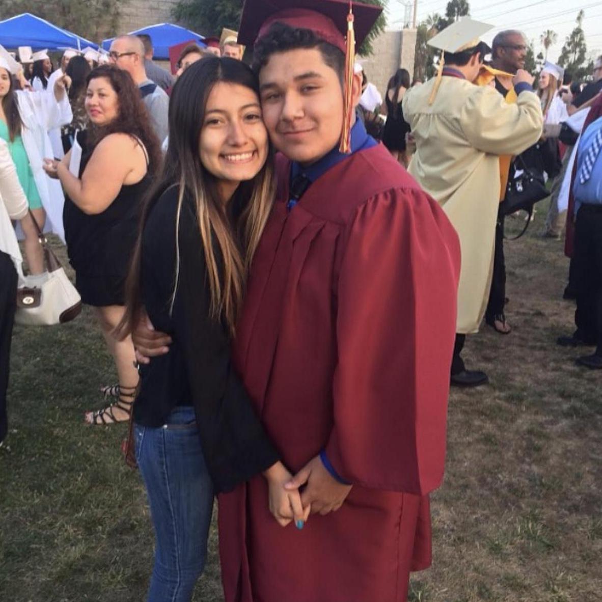 Pablo's high school graduation Mass. 2015