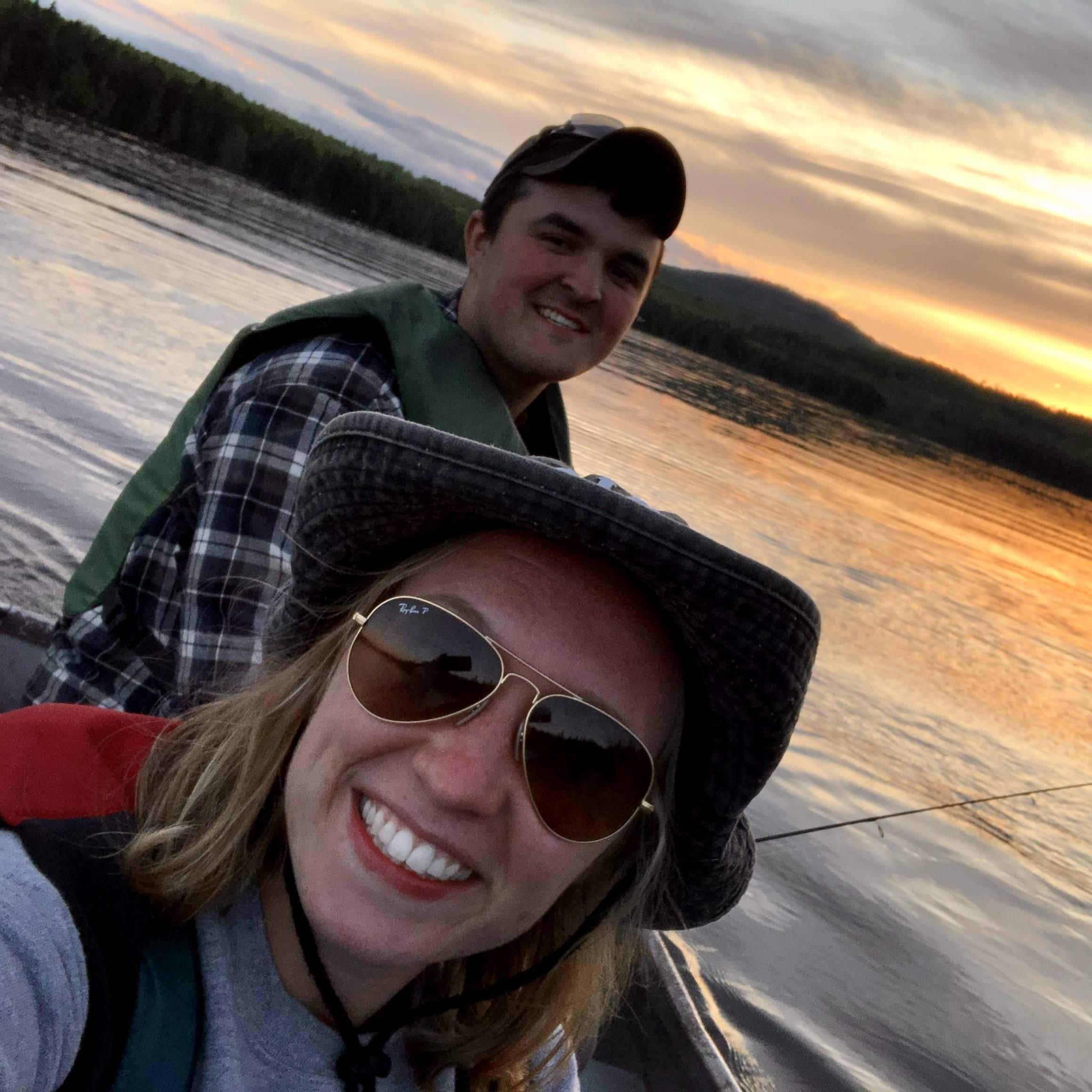Fishing at our favorite place in the North Maine Woods