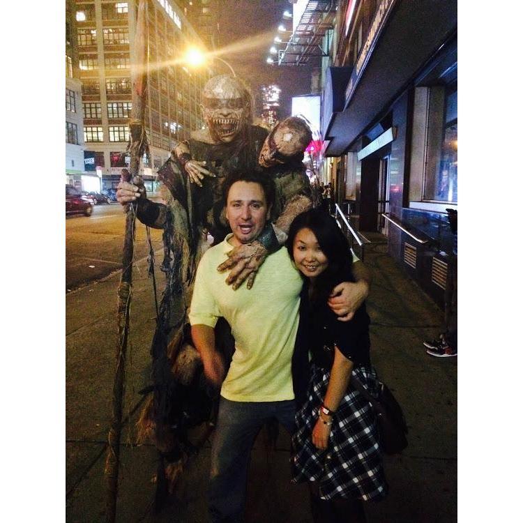 This is the first photo for us on Halloween, 2015