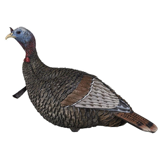 Flextone Hunting Lightweight Ultra Realistic Lifelike Plastic Outdoor Thunder Jake Turkey Decoy - Brown