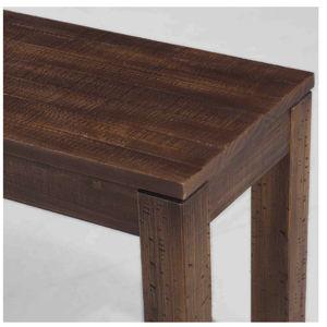 Montauk Solid Wood Bench - Rustic Walnut