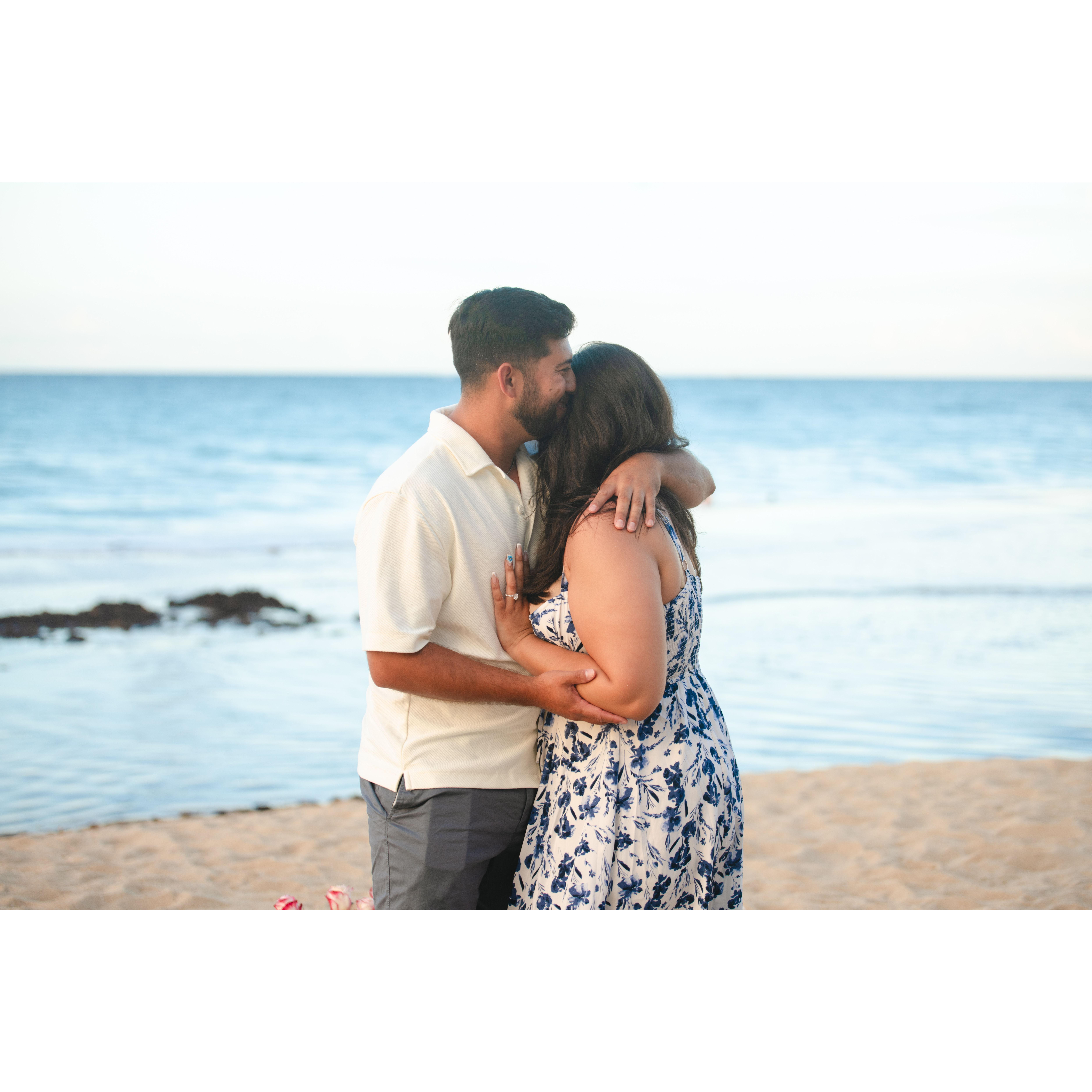 Angie starting to cry again out of pure joy and excitement!