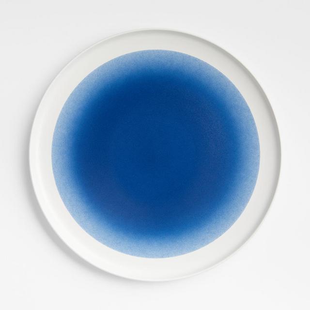 Wren Dip-Dyed Blue Dinner Plate