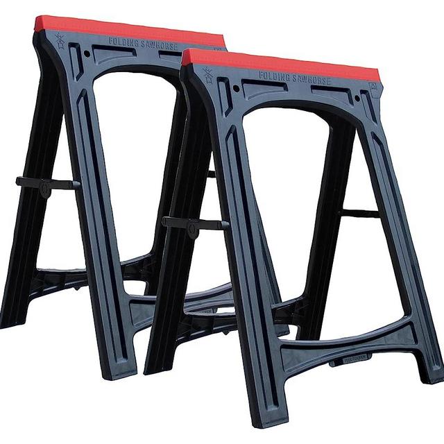 Performance Tool W54011 Saw Horse Set, 2-Piece (150 lb capacity, 300 lbs Total)