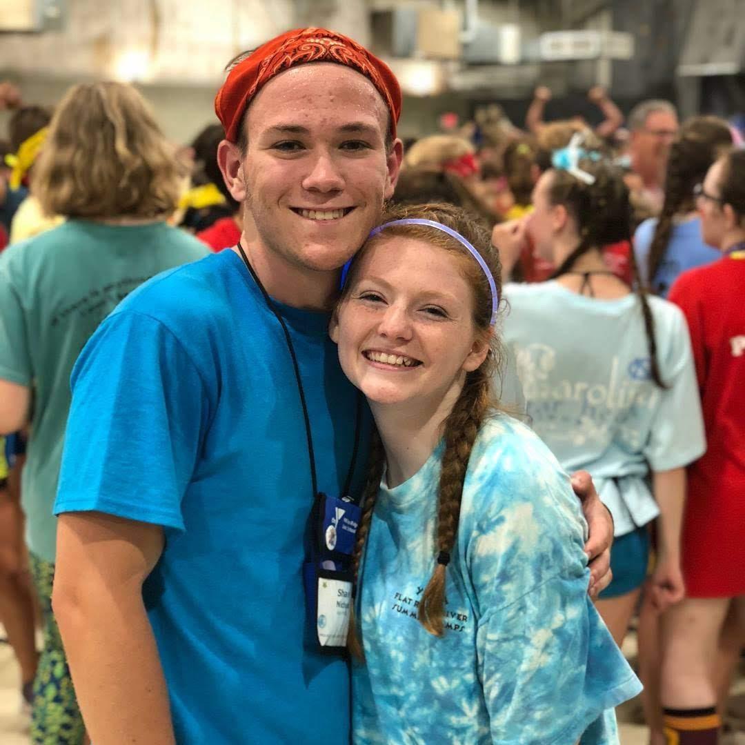 Our first ever photo together at Blue Ridge Leaders School 2018