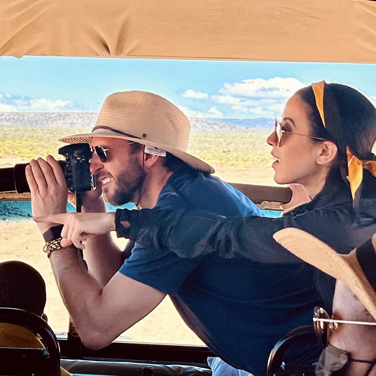 Photographing a zebra on a safari in Cape Town. (December 2021)