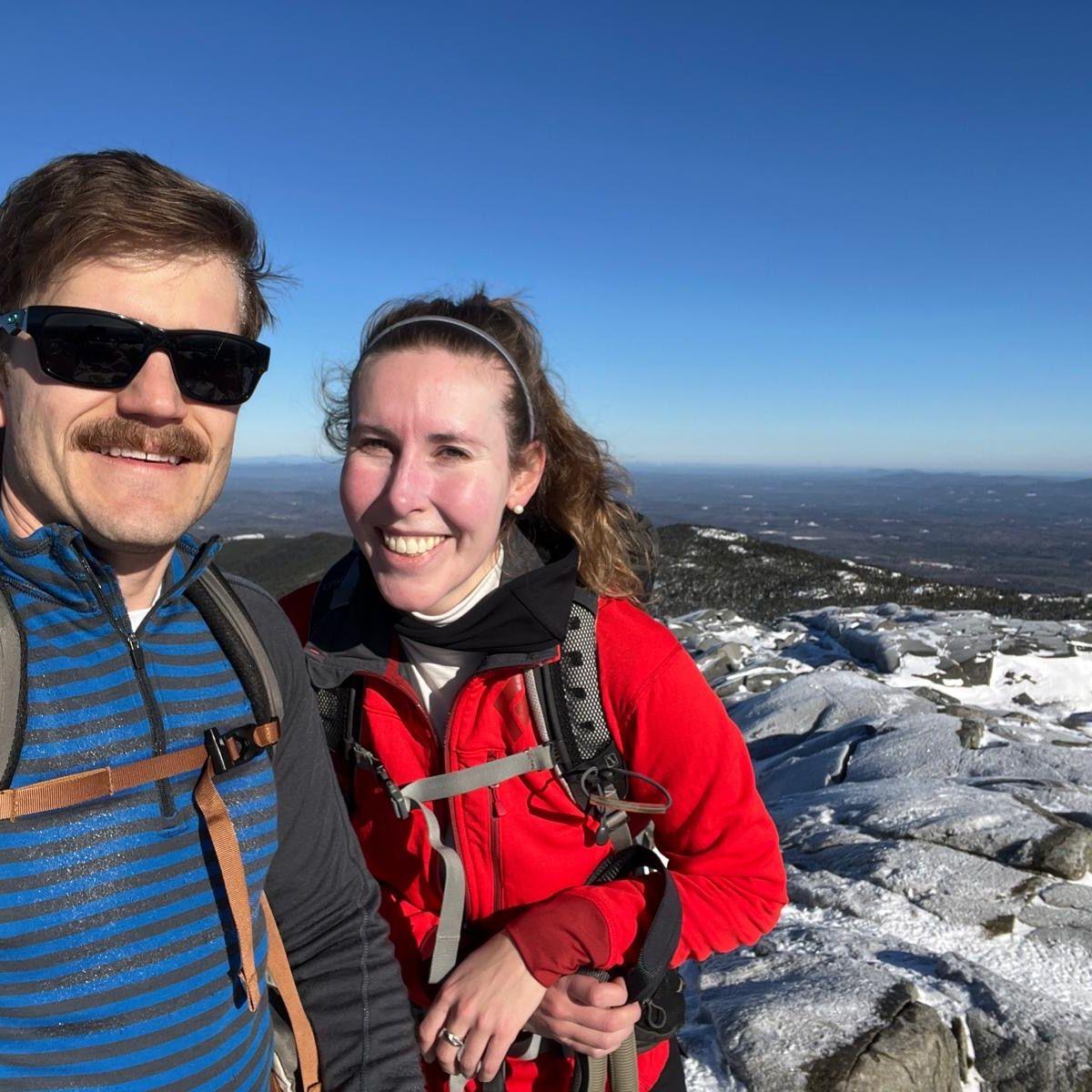 First hike up Mount Monadnock - December 2024