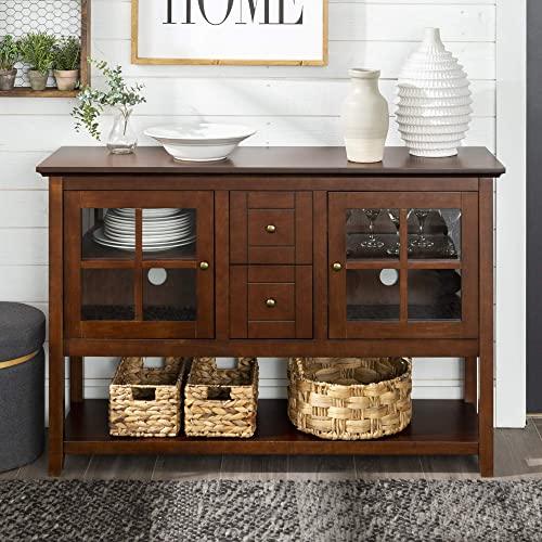 Walker Edison Furniture Company Wood Console Table, Walnut