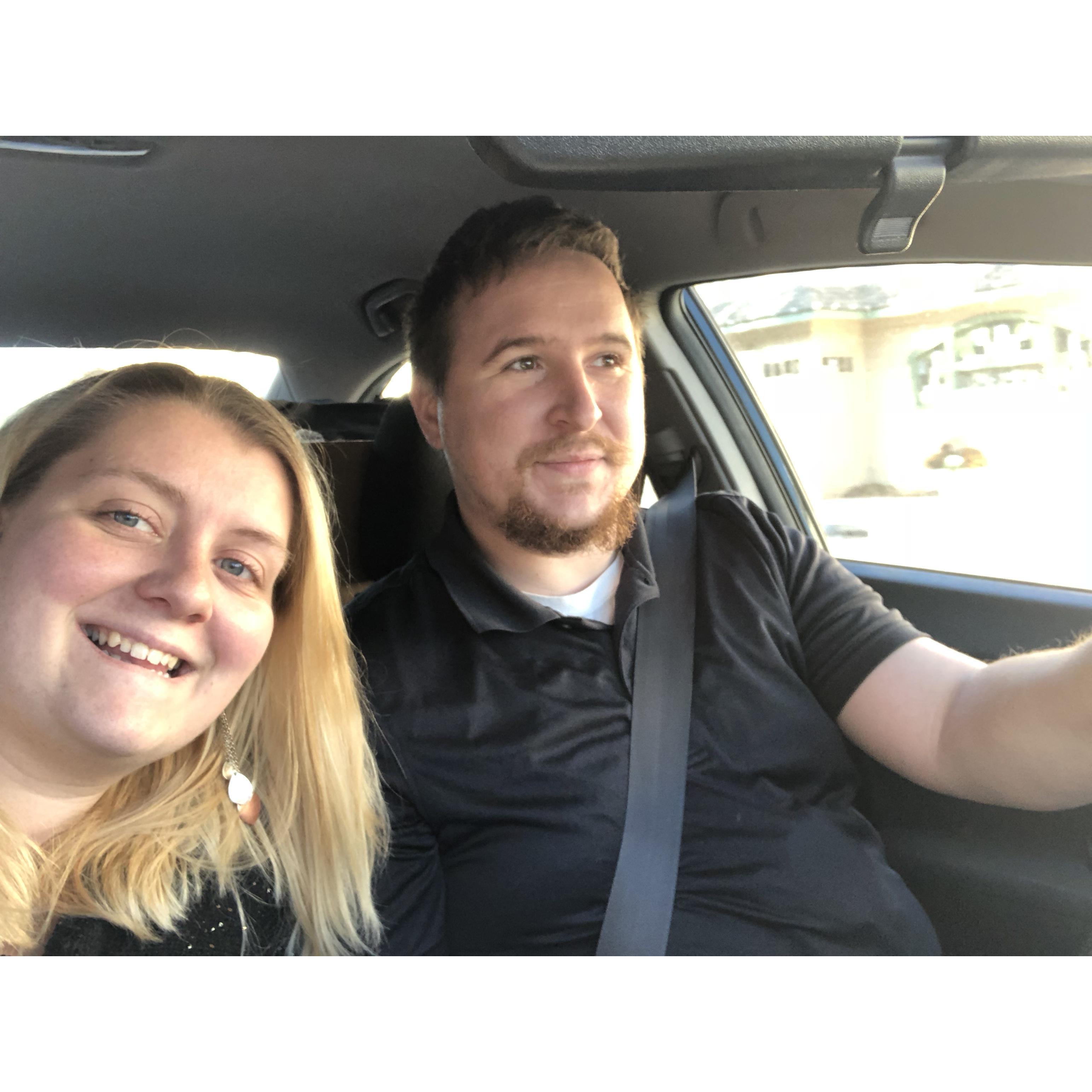 On our way to Grandma's