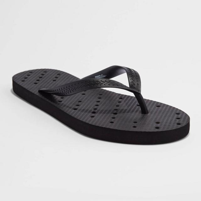 S Flip Flops Black - Room Essentials™