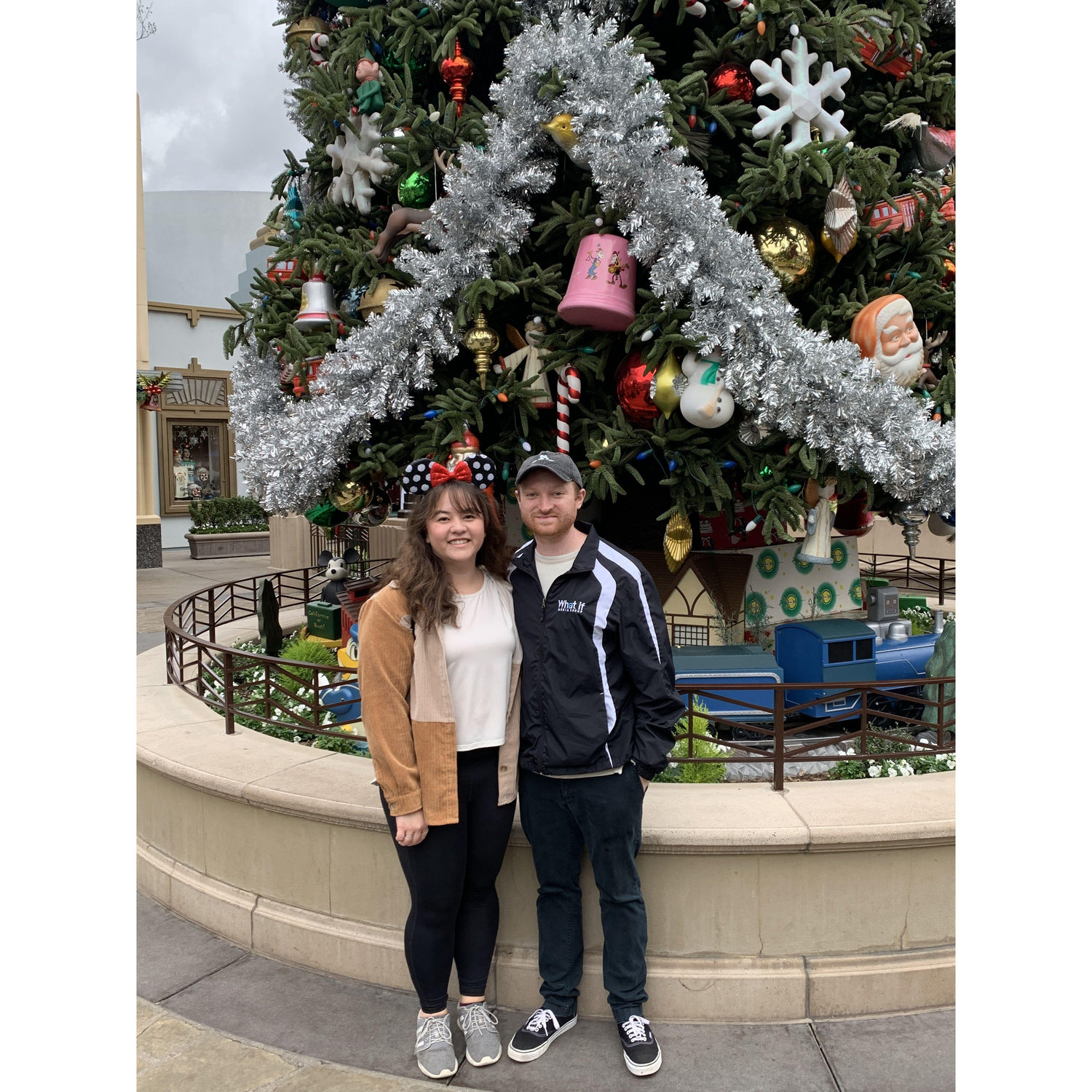 Disneyland at Christmas time December 2022