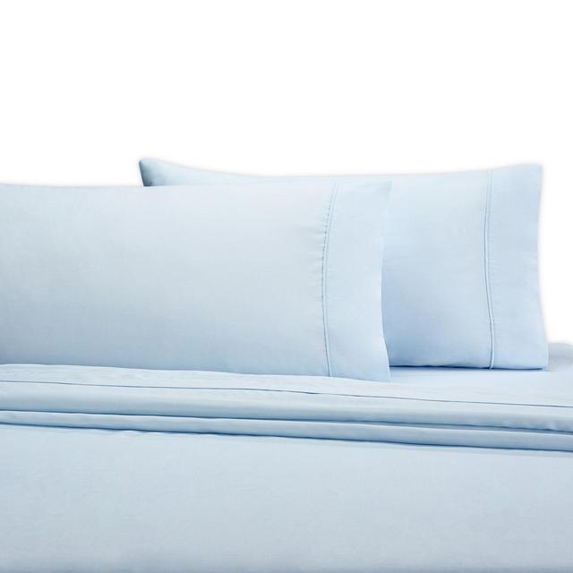 Wamsutta® 350-Thread-Count Egyptian Cotton Queen Sheet Set in Light Blue