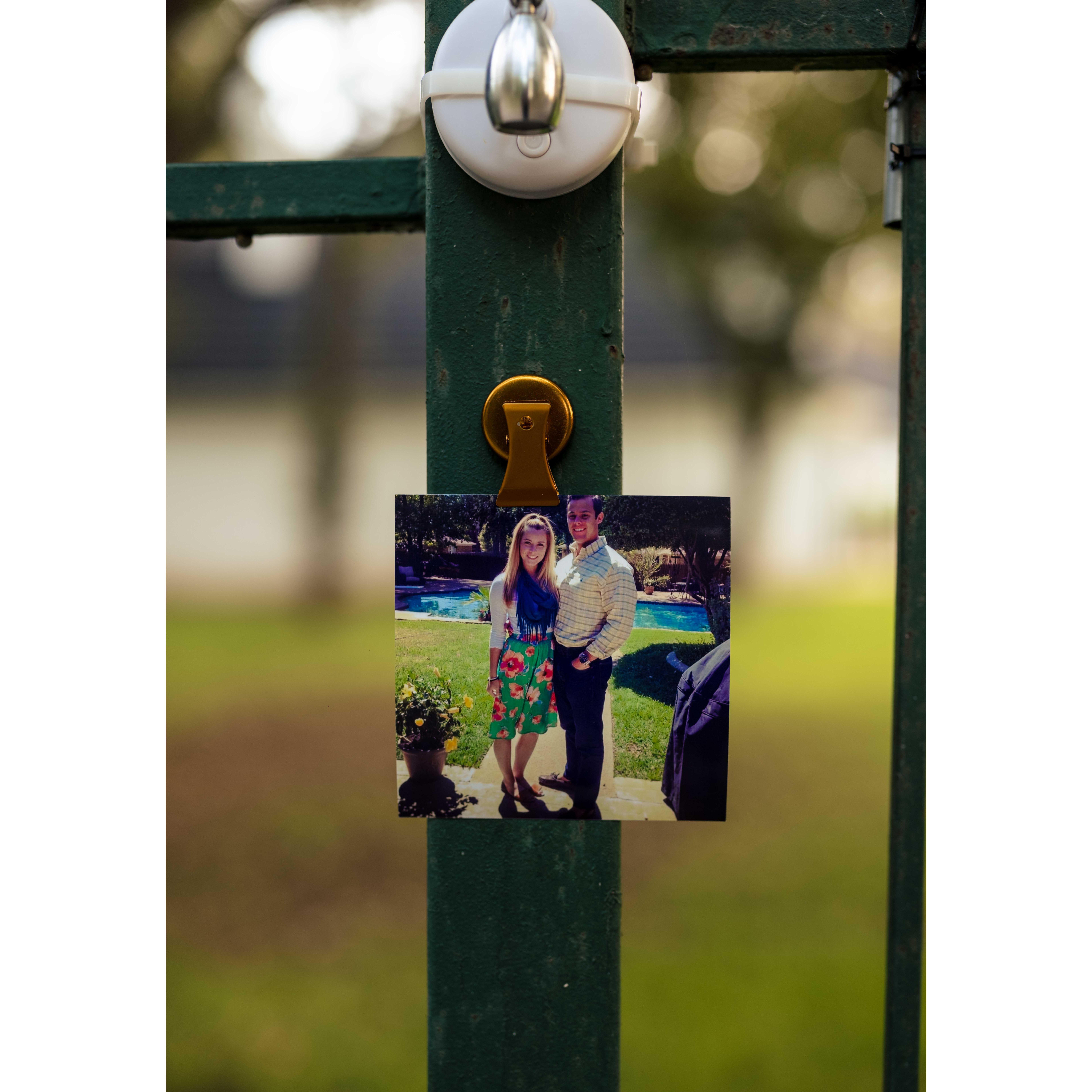 "I shared a favorite memory of each year we have been together as we walked towards the "Haiku House" where I proposed." -Preston
Easter Sunday