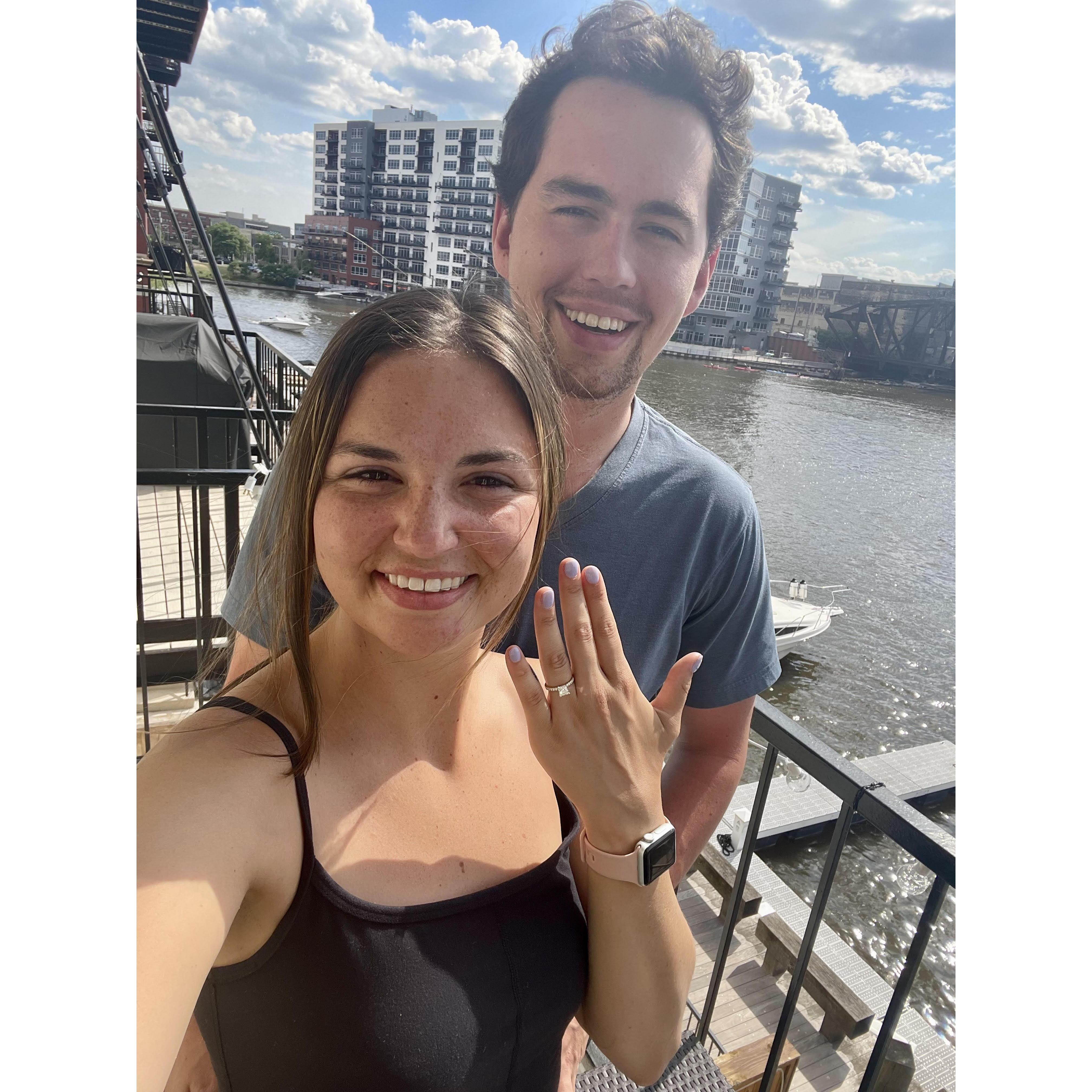 AHHHH ENGAGED!
