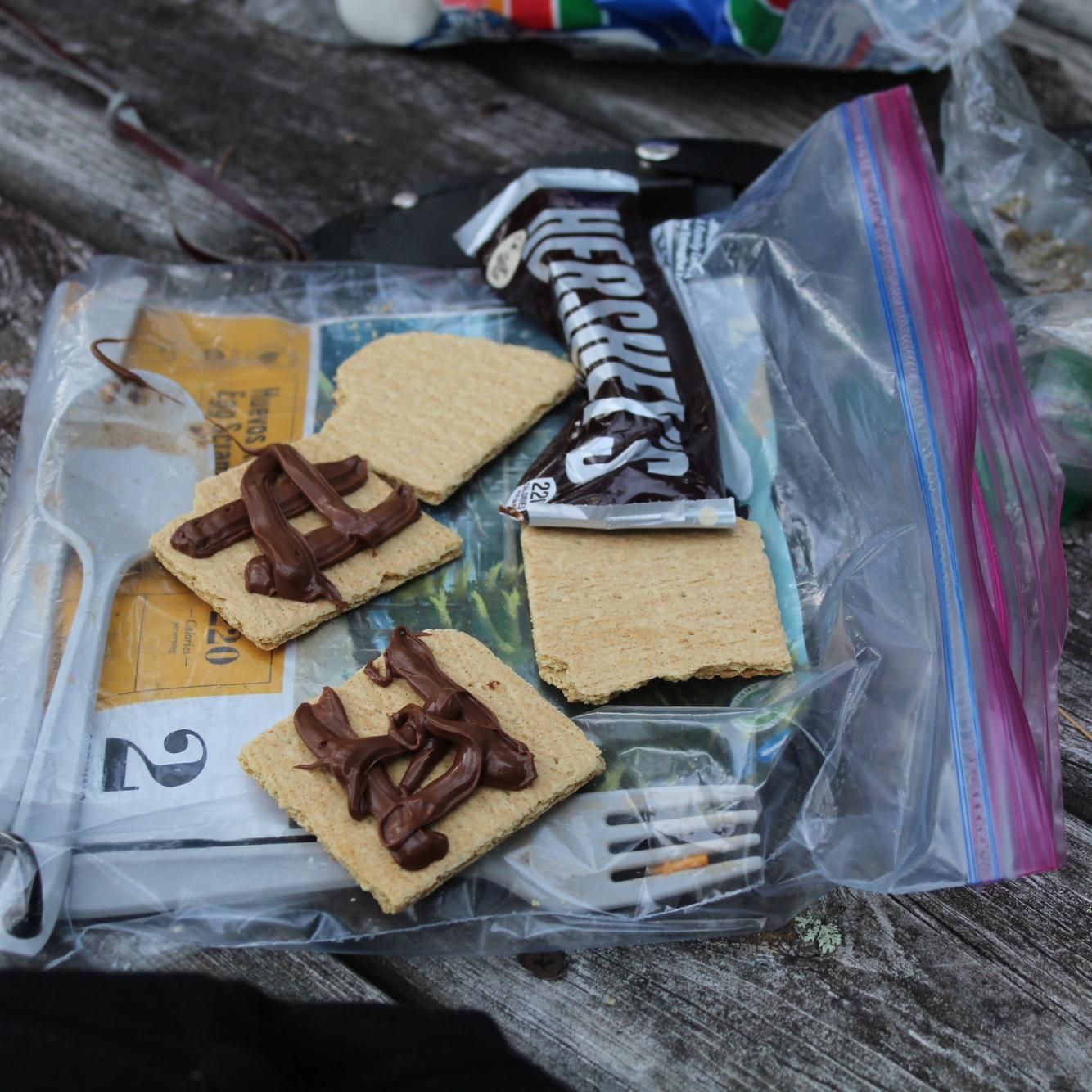 The s’mores that Liz risked her ankle for